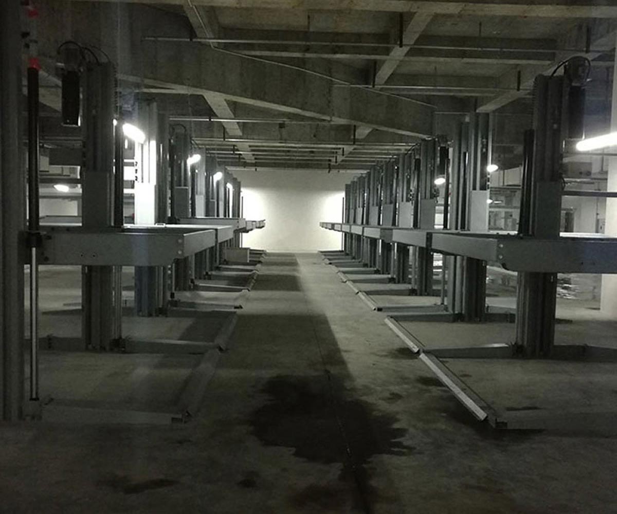 湖北二層升降式停車(chē)位回收