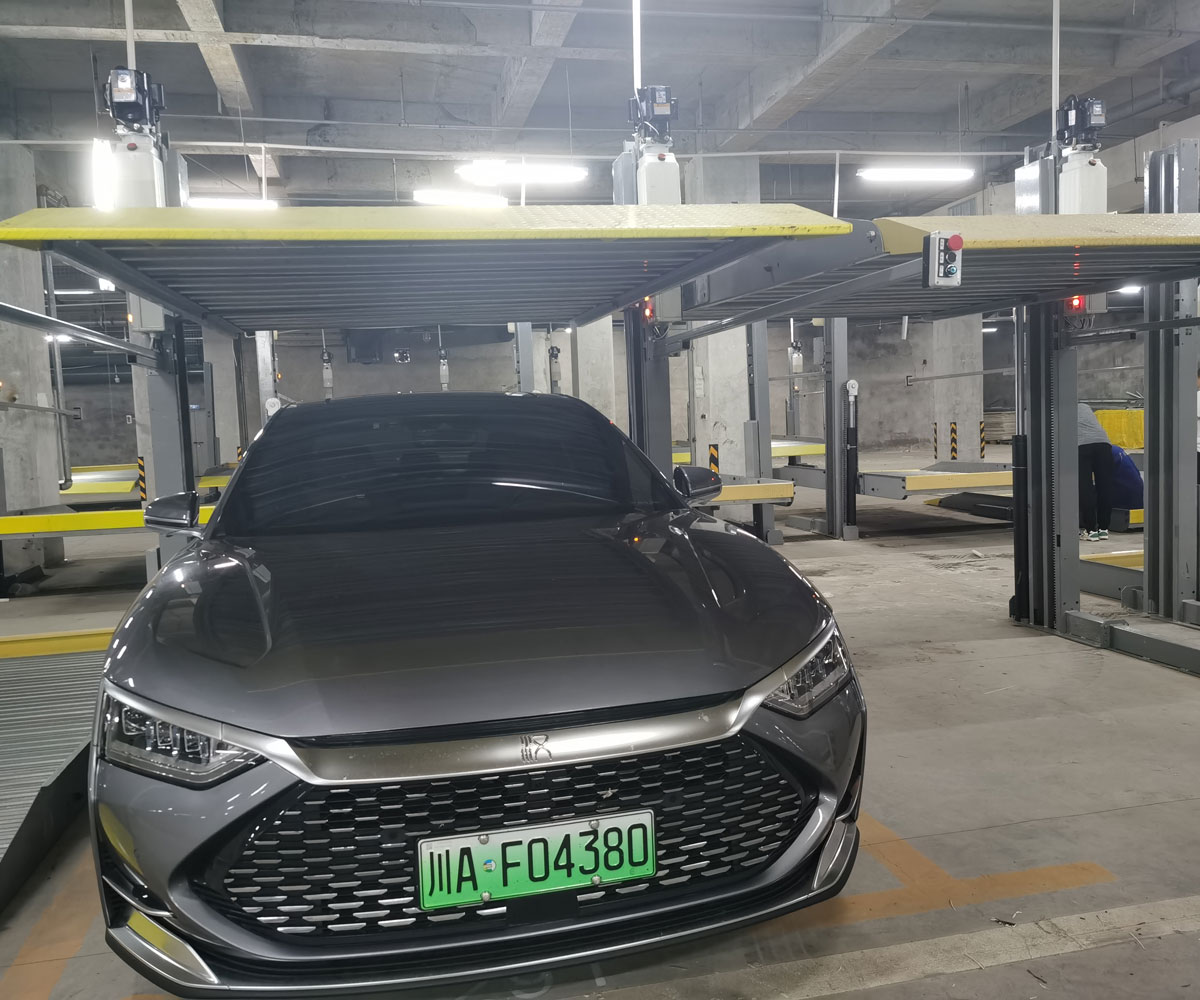 湖北雙柱簡(jiǎn)易式停車(chē)立體車(chē)庫改造