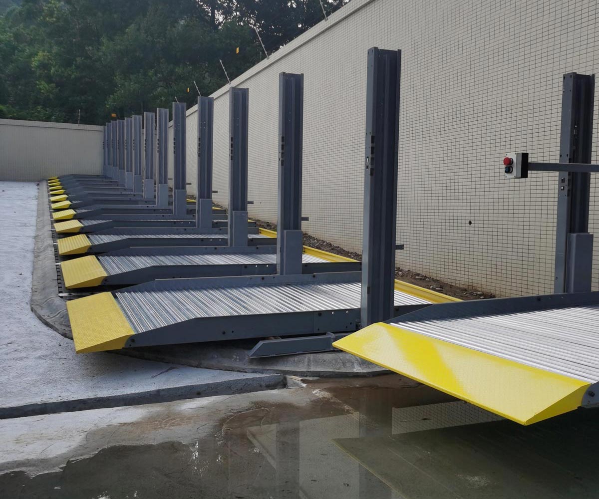 魯甸兩柱式機械立體停車(chē)設備回購