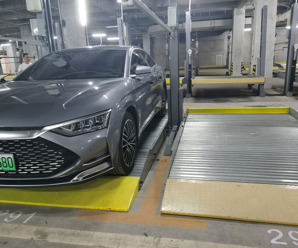 瀘西升降橫移式立體車(chē)庫改造