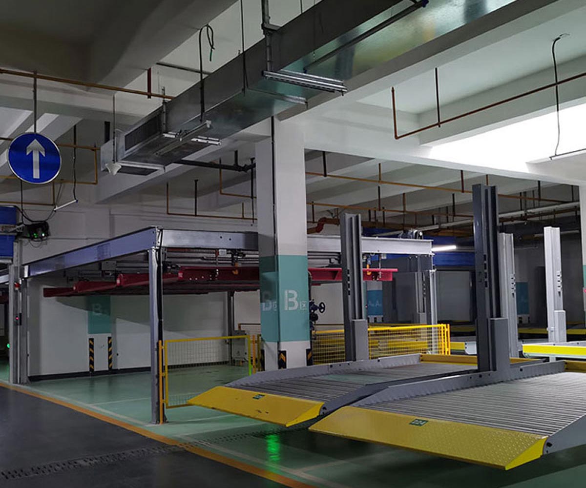 小轎車(chē)垂直循環(huán)機械式停車(chē)設備是如何進(jìn)行工作的