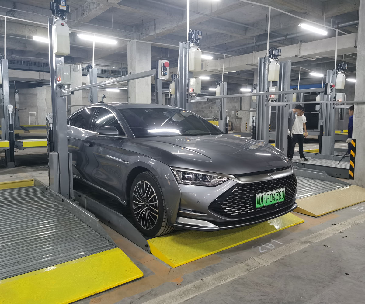 錦江地下室簡(jiǎn)易升降停車(chē)立體車(chē)庫