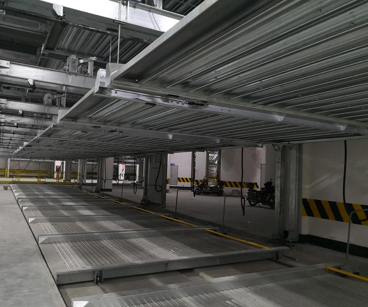 昭通負一正一地坑PSH2D1二層升降橫移機械式立體停車(chē)設備