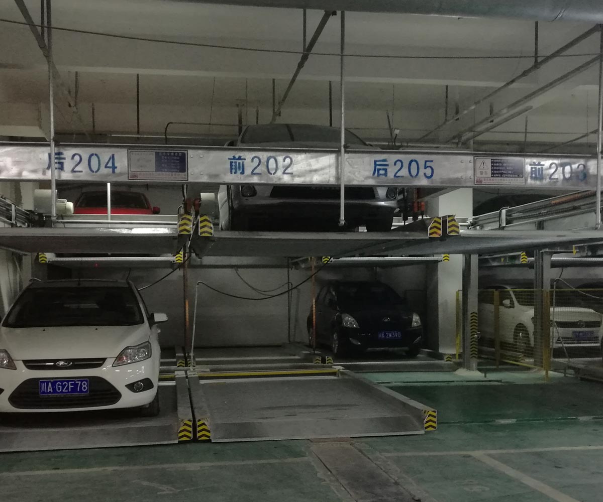 東興PSH7七層升降橫移機械式立體停車(chē)設備